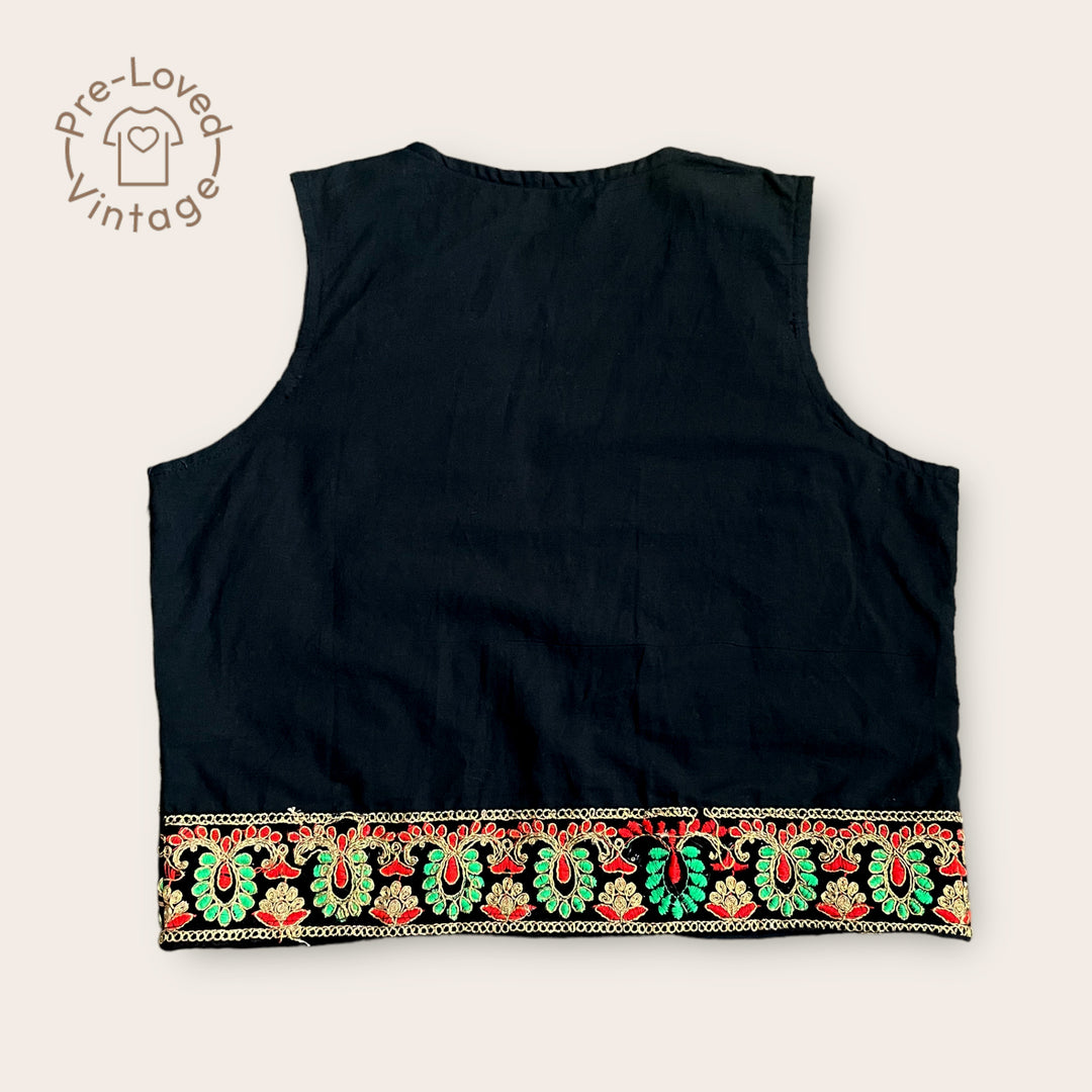 Pre-💚: Embroided Eastern Waistcoat - One Size